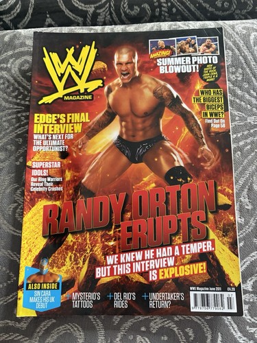 Wwe magazine official - wwe, june