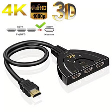 4K 3 PORT HDMI SPLITTER CABLE