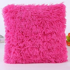Soft Plush Fluffy Throw Pillow Case Cushion Cover Pillowcase Furry Sofa Decors