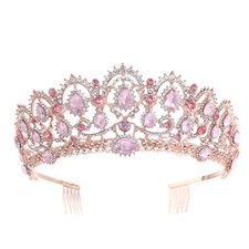 6cm Tall Crystal Large Tiara