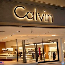 Large Custom Business Logo Sign, 3D Led Backlit Reverse Channel Letters Premium