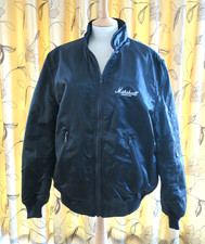 Vintage Marshall Amps Black Satin Tour Jacket Size Large.