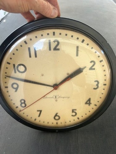 Vintage school clock - vintage, 1962