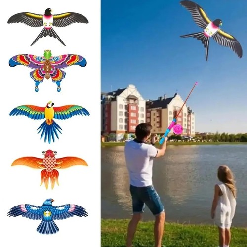 Kids cartoon eagle kite - kids,