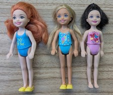 Barbie 3x CHELSEA Dolls Mattel 3 Dolls