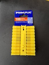 100 yellow rawplugs mp - x,