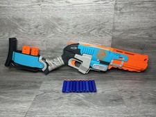 NERF Zombie Strike Sledge Fire Sledgefire Blaster Dart Gun With 2 Shells & Darts
