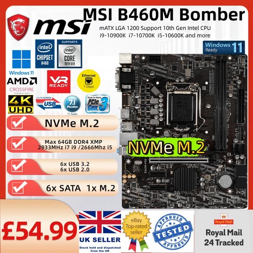 Msi b460m bomber - b460m, matx