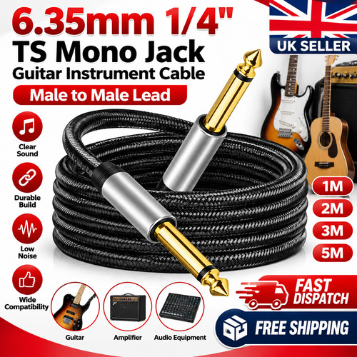 35mm ts mono jack - 1/4",