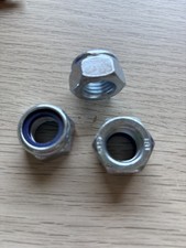 M16 Type P Nyloc Nut DIN 982 Grade 10 Bright Zinc Plated - Qty 25