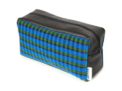 British rail moquette wash bag - rail,