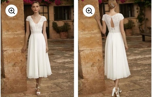 Wedding dress size - 12, tea