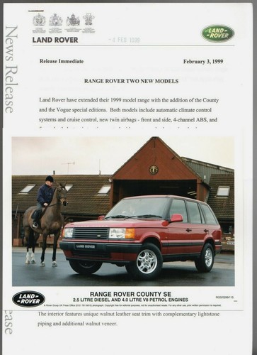 Range rover county - range, vogue