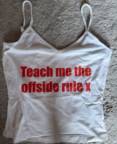 Teach the offside rule - me,