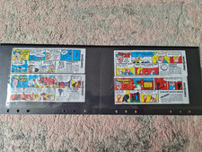 12 ORIGINAL 1960 BAZOOKA JOE WAX BUBBLE GUM COMICS / COUPONS, 6 LARGE & 6 SMALL