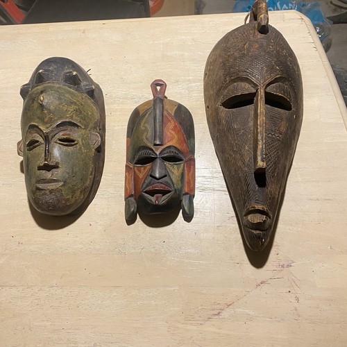 Lot small african face - ,