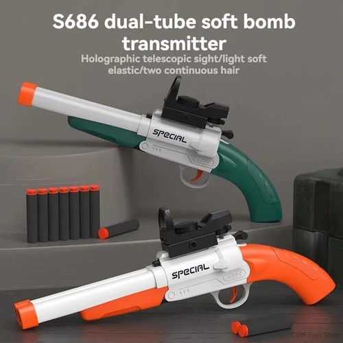 Soft bullet toy gun - soft,