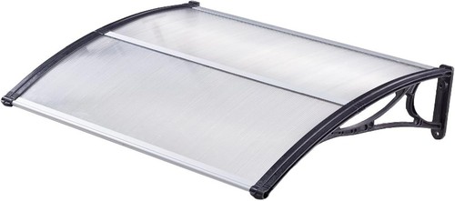 Curved outside window door - outside,