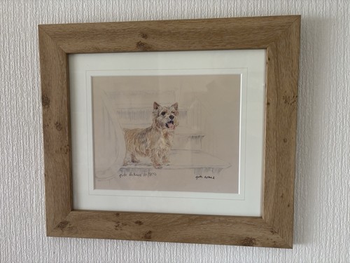 Norwich terrier print gill - by,