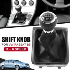 Black 6 Speed Gear Shift Knob