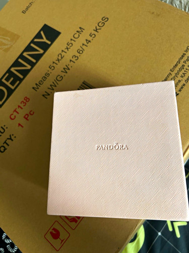 Pandora pink faux leather - pink,