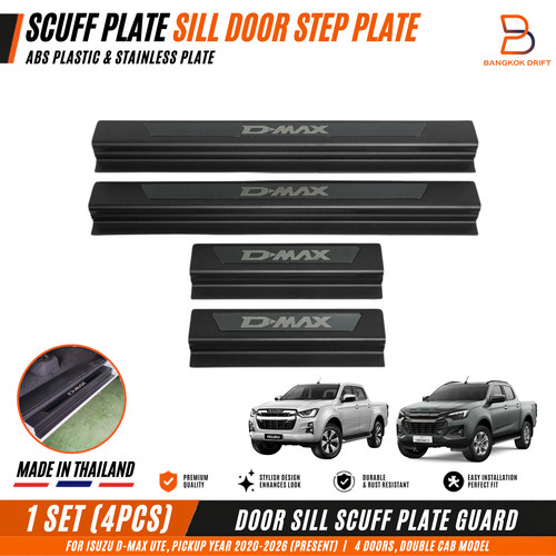 Matteblack scuff plate - matteblack, door