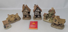 David Winter Collectable Cottages x 6 Vintage 1980's Various Sizes  RD7