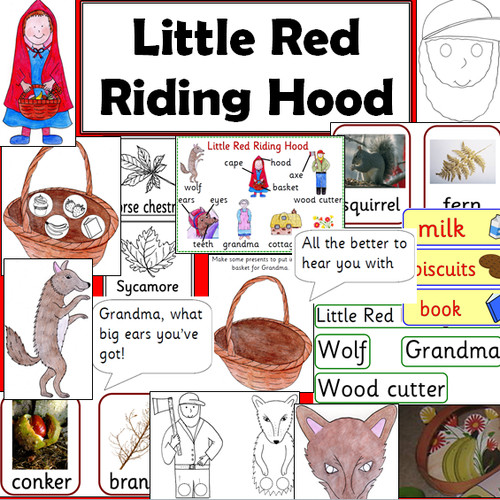 Little red riding hood - red,