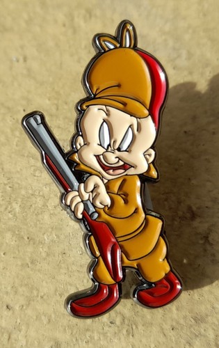 Elmer fudd metal enamel - metal, pin