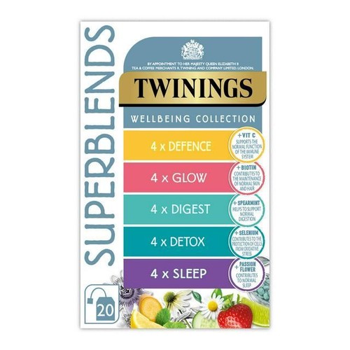Twinings superblends wellbeing - twinings,