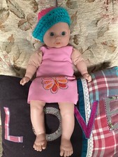 18” CITITOY GIGGLING, BLINKING  Eyes Soft Bodied Vinyl Dressed Baby Doll, EMMI.