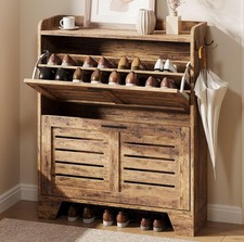 Shoe Cabinet with Flip Drawers