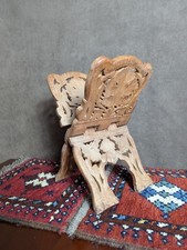 Hand Carved Indian Book Stand Quran Bible Holder Prayer Stand Wooden Leaf Design