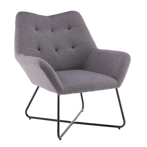 Accent chair stone grey linen - accent,