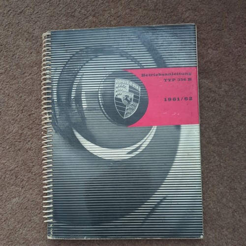 Porsche 356 driver manual - porsche,
