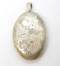 Large Sterling Silver Floral