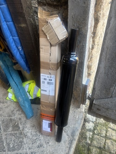 Exhaust silencer black enamel - silencer,