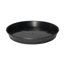 Round Black Plastic Plant Pot Saucers / Drip Trays 20cm - 45cm