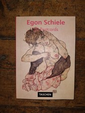 Egon Schiele - very rare Taschen Postcard book 1995 , New , 30 stunning artworks