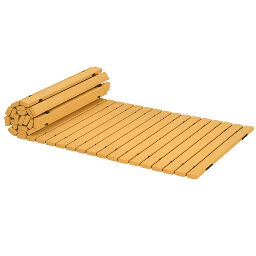 Outsunny rollable wooden - outsunny,