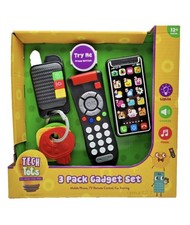 Gadget Set Mobile Phone, TV Remote Control, Car Keyring Baby Toys 12+ Months