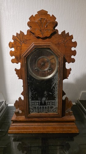 Antique clock ansonia - antique,
