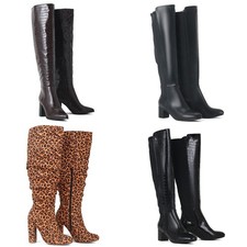 Women's Boots-High Heel&Flat Mid Calf Knee High Over Knee Sizes Autumn Winter