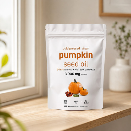 Pumpkin seed oil with saw - pumpkin,