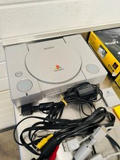 Genuine Sony Playstation 1 PS1 ~ Console 5 Controllers Memory Cards Untested PSX