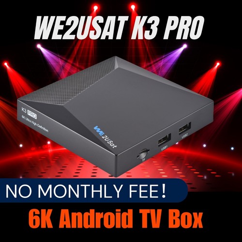 We2usat pro android box - k3,