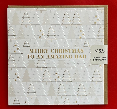 Christmas card dad x - card,