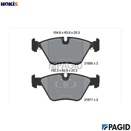 Brake pad set disc - pad,