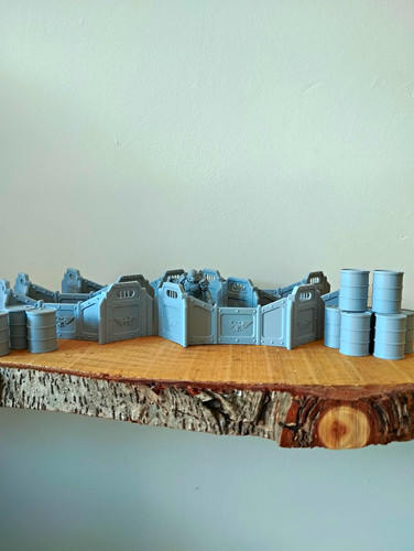 Printed barricades and - 3d,