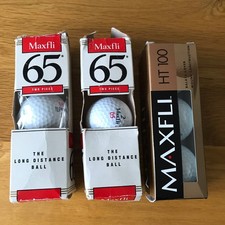 2 packs x 3  Maxfli 65 Dunlop